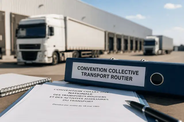 Poids lourds sur la route — convention collective transport routier